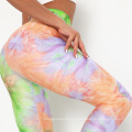 NUEVA Moda Pantalones de textura de alta cintura con textura TIPA deportiva - Leggings apilados para mujeres de burbujas de panal de tinte
